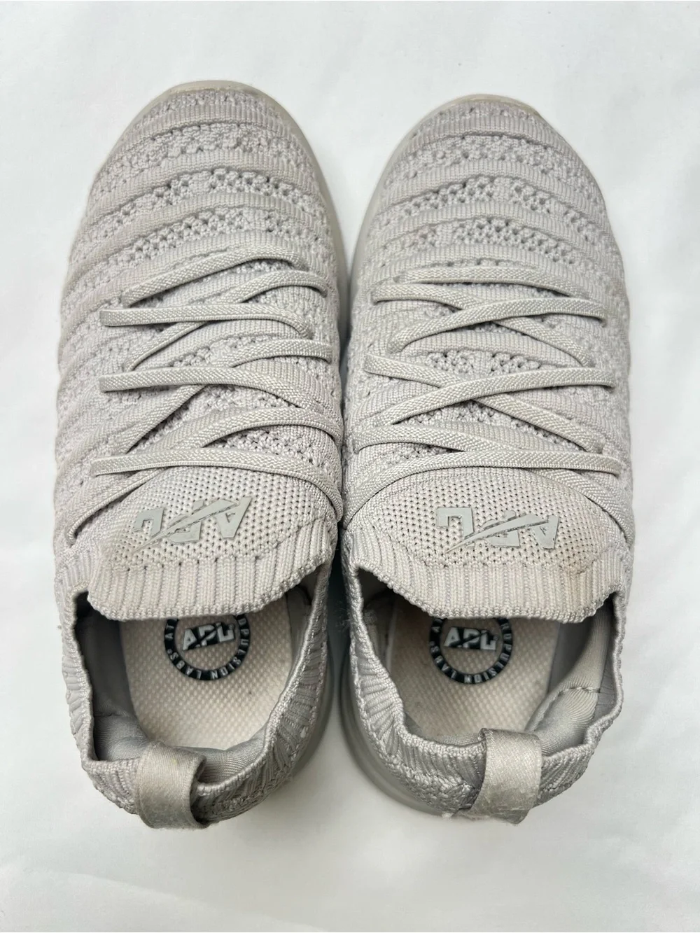 APL TechLoom Wave Grey Kids Sneakers Size 13